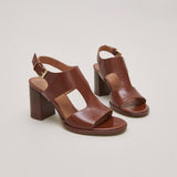 Sandales Ding Cuir Marron