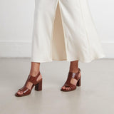 Sandales Ding Cuir Marron