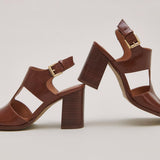 Sandales Ding Cuir Marron