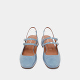 Salomes/babies Doble Vernis Jeans