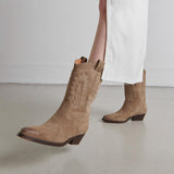 Bottes Donatella Croute Taupe