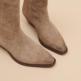 Bottes Donatella Croute Taupe