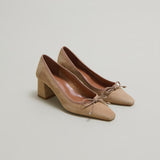 Escarpins Dring Velours Camel