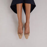 Escarpins Dring Velours Camel