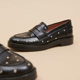 Mocassins Mirnou Cuir Noir