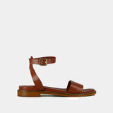 Sandales Wik Cuir Cognac