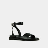 Sandales Wik Cuir Noir