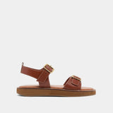 Sandales Woma Cuir Cognac