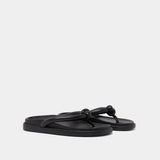 Mules Woodland Cuir Noir