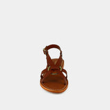 Plagettes Wora Cuir Cognac