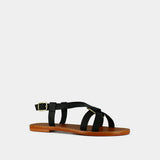 Plagettes Wora Cuir Noir