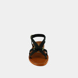 Plagettes Wora Cuir Noir