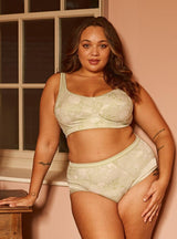 Valentina - 丝背支撑全杯无钢圈有机棉文胸