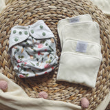 Cloth Diapers - Nature Collection - Single Diaper Set + Inserts