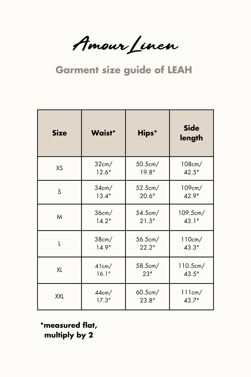 Leah wide linen pants with slits in White