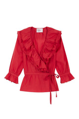 Blouse Cala Tcv1 Plain Red