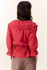Blouse Cala Tcv1 Plain Red