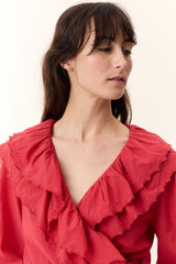 Blouse Cala Tcv1 Plain Red