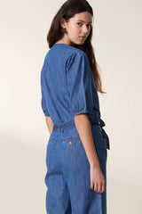 Denim Jumpsuit Odylle Tcd01 Dnm Blue