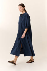 Dress Roca Tc160 Pleat Black-Iris