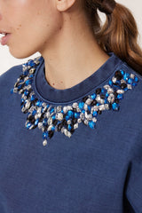 Sweatshirt Siena Jc54 Stone Indigo