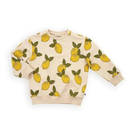 Organic cotton kid's jumper - Lemon