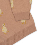 青金石针织衬衫