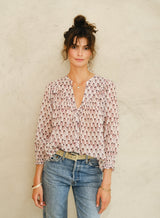 Blouse Kiki Ls Top Blue
