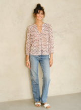 Blouse Kiki Ls Top Blue