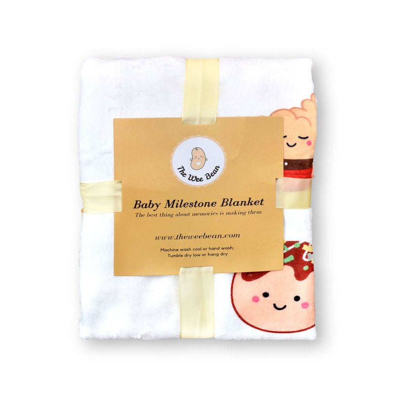 Fleece Milestone Blanket for Baby Photography - You Make Miso Happy