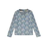 Recycled swim set Agik - Blue Peacock Mandala