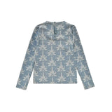 Recycled swim set Agik - Blue Peacock Mandala