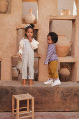 Boys shirt Akir - Purple Checks