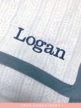 Provence Blue Cotton Dohar