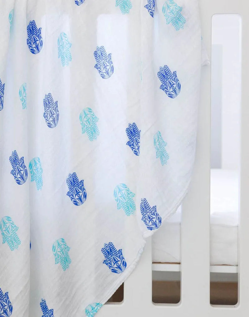 Organic Swaddle - Hamsa