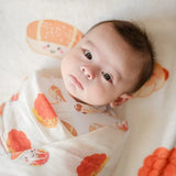 Fleece Milestone Blanket for Baby Photography - Bready or Not, Here I Come!