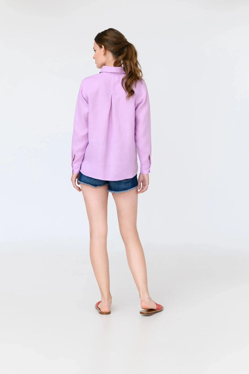 Mary - long sleeve linen shirt