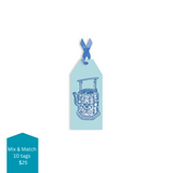 GIFT TAG: Chinoiserie Tea Pot