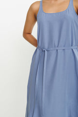 Multi-way Tencel Midi Dress - Blue Moon