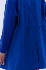 Raglan Coat in Blue