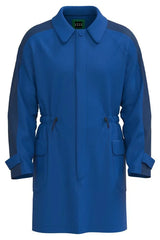 Raglan Coat in Blue