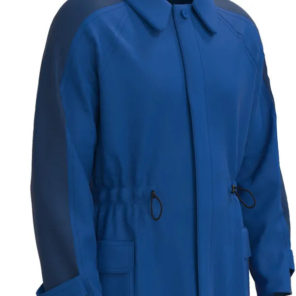 Raglan Coat in Blue