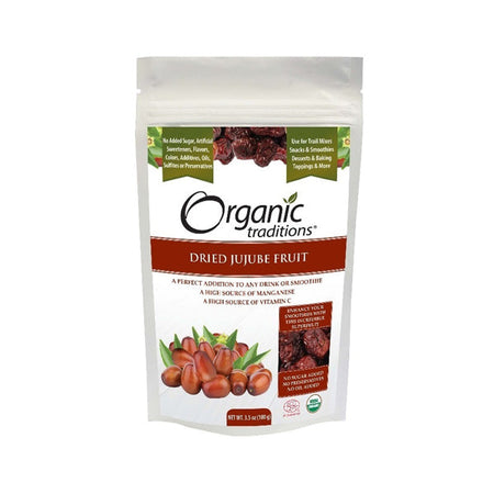 Organic Traditions Dried Jujube Fruit 170g