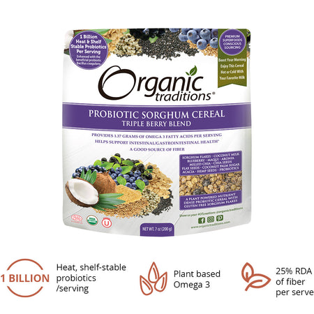 Organic Traditions Probiotic Cereal Berry Blend 200g