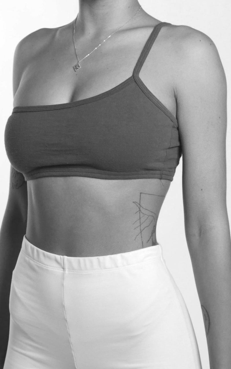 Rework Nike One Shoulder Bra Top - M