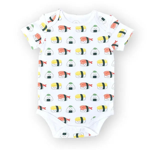 Organic Cotton Baby Onesie - Sushi