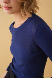 Openwork Sweater - Marine