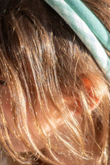 Organic cotton Headband set Fern Plaid by stripes and checkers crafted in the GRECH & CO. Shop the best girls hair accesories and gifts at MiliMilu Lifestyle.