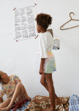 The New Society kids t-shirt from breathable and lightweight organic cotton. The kids t-shirt has Smiley Face. Best presents for kids and tweens online.