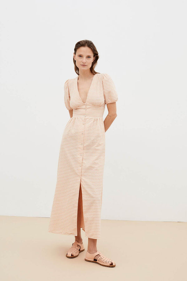 Petra women summer dress - made from organic cotton, it's perfect for hot weather. Shop sustainable fashion women dresses online at MiliMilu Lifestyle.